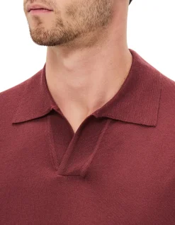 OPEN COLLAR RASATO SHIRT