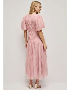 Ophelia Lace Midi Dress