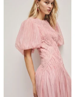 Ophelia Lace Midi Dress