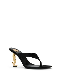 OPYUM 85 MULE SANDAL CREPE SATIN