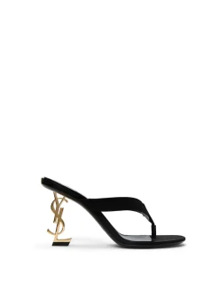OPYUM 85 MULE SANDAL CREPE SATIN