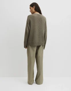 Organically Grown Cotton Tape Yarn Sweater