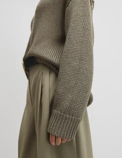 Organically Grown Cotton Tape Yarn Sweater