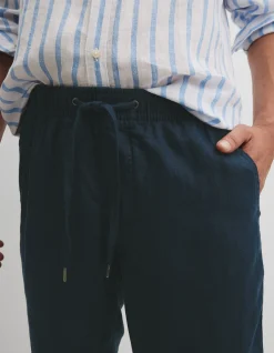 Organically Grown Linen Drawcord Short