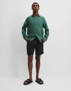 Organically Grown Linen Drawcord Short