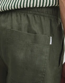 Organically Grown Linen Drawcord Short
