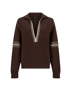 ORGANIC MOTLEY JERSEY - ESPRESSO