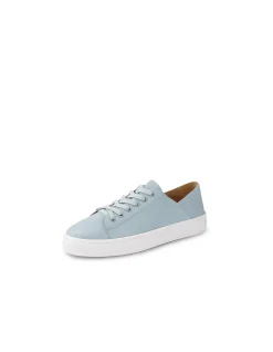 OSKHER Light Leather Lace Up Sneakers