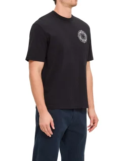 OUTLINE COMPASS' PRINT T-SHIRT