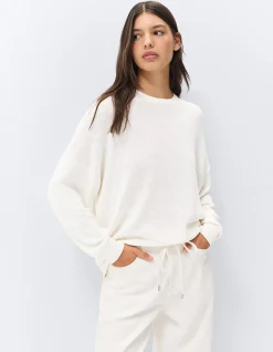 OVERSIZED COTTON BLEND KNIT