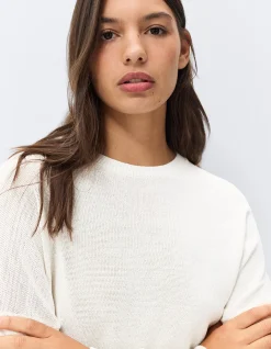 OVERSIZED COTTON BLEND KNIT