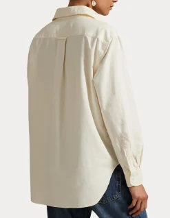 OVERSIZE FIT COTTON OXFORD SHIRT