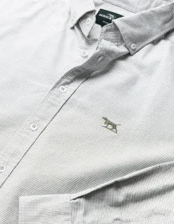Oxford Crossing Long Sleeve Sports Fit Shirt - Fern