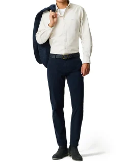 Oxford Long Sleeve Sports Fit Shirt - Natural