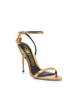 PADLOCK POINTY NAKED SANDAL 105