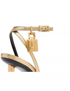 PADLOCK POINTY NAKED SANDAL 105