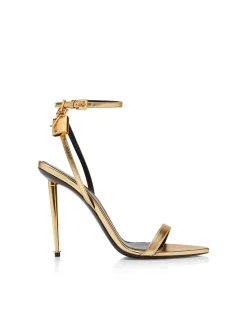PADLOCK POINTY NAKED SANDAL 105