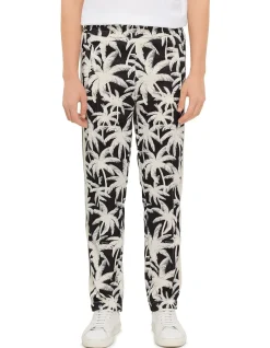 Palms Allover Sweatpants Vintage Black