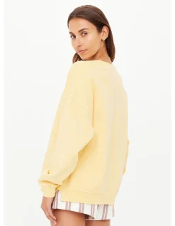 Paradise Oversized Organic Cotton Crew Sweatshirt