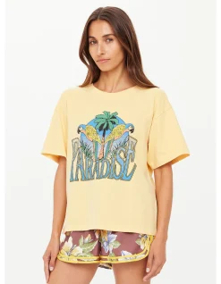 Paradise Vintage Graphic Organic Cotton T Shirt