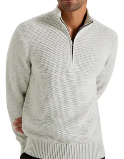 PARKER KNIT HALF ZIP