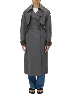 Passage Wide Sleeve Volumous Trench