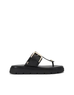 Pavilion T-Bar Leather Mule Sandal