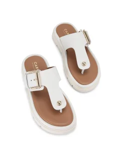 Pavilion T-Bar Leather Mule Sandal