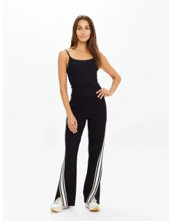 Petra Mid Rise Split Hem Flare Pant