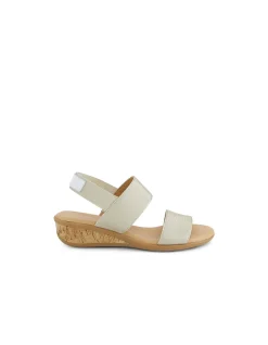 Phaedra Cushioned Leather Sandal