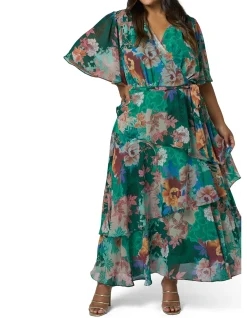 PINK DUSK - HYPNOTIC MAXI DRESS