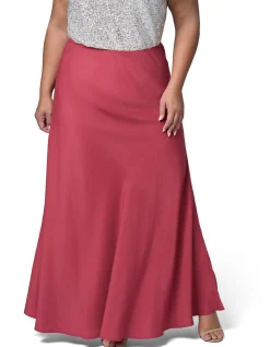 PINK DUSK-CAUGHT UP MAXI SKIRT