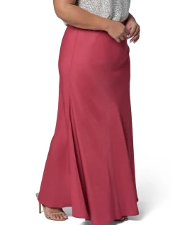 PINK DUSK-CAUGHT UP MAXI SKIRT