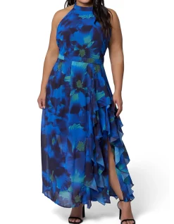 PINK DUSK-KISS KISS MAXI DRESS