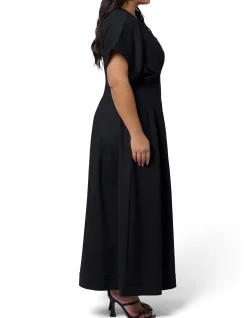 PINK DUSK-MAGNETIC PULL MAXI DRESS