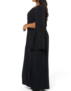 PINK DUSK - MAIN CHARACTER MAXI CAPE DRESS