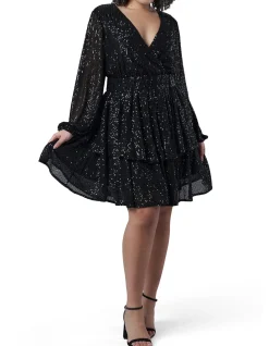 PINK DUSK - NIGHT OUT SEQUIN DRESS