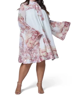 PINK DUSK-SECRET FLAME MINI DRESS