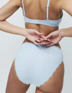 3pk Cotton Rich High Leg Knickers