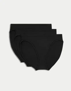 3pk Flexifit Modal High Leg Knickers