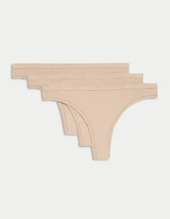 3pk Flexifit Modal Thongs