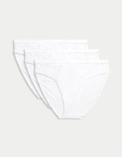 3pk Body Soft High Leg Knickers