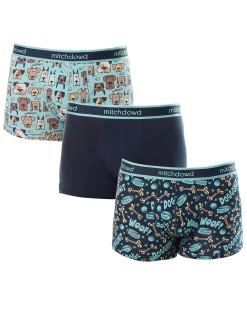 3PK DOGGONIT COTTON TRUNKS