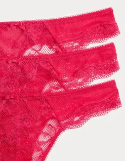 3pk Jasmine Lace Thongs