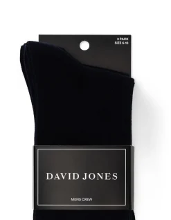 Plain Cotton Business Crew Socks