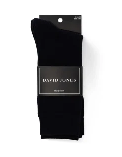 Plain Cotton Business Crew Socks