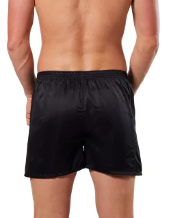 Plain Satin Boxer