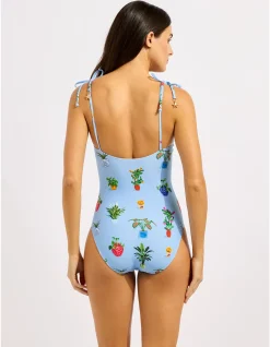 Playa Bonita Ruched Underwire One Piece Swimsuit