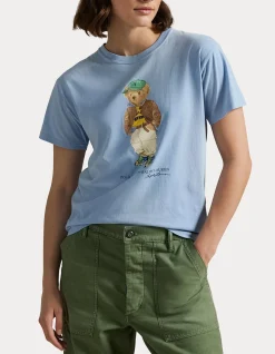 POLO BEAR COTTON JERSEY TEE