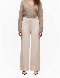 Ponte Tailored Wide Leg Pant